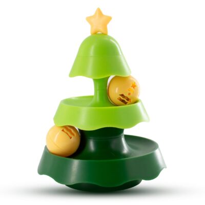 JUGUETE CATNIP ARBOL NAVIDAD TRES CAPAS /VERDE
