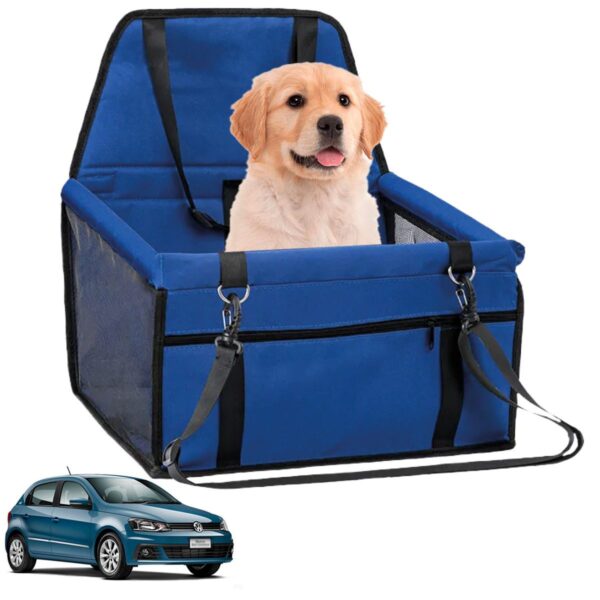 SILLA DE SEGURIDAD VEHICULAR PARA MASCOTAS BEEPAW /AZUL