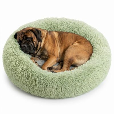 CAMA DONA TERCIOPELO LARGO _XL 100 CM /VERDE