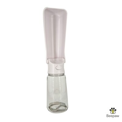 BOTELLA DISPENSADORA DE AGUA PLEGABLE BEEPAW 550ML /BLANCO