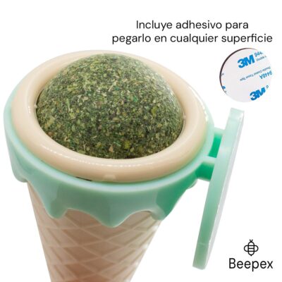 JUGUETE CATNIP HELADO /CELESTE