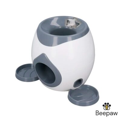 JUGUETE INTERACTIVO P/MASCOTAS CON DISPENSADOR DE ALIMENTO BEEPAW SNACK-E /GRIS OSCURO