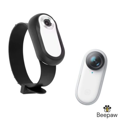 CAMARA HD CON COLLAR PARA MASCOTAS BEEPAW /BLANCO