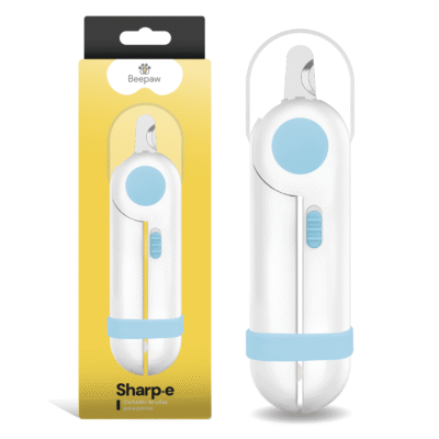 CORTADOR DE UÑAS BEEPAW SHARP-E /CELESTE