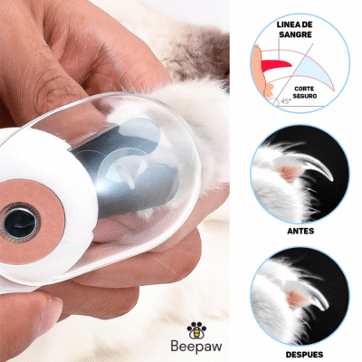 CORTADOR DE UÑAS BEEPAW SHARP-E /ROSA