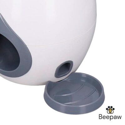 JUGUETE INTERACTIVO P/MASCOTAS CON DISPENSADOR DE ALIMENTO BEEPAW SNACK-E /GRIS OSCURO