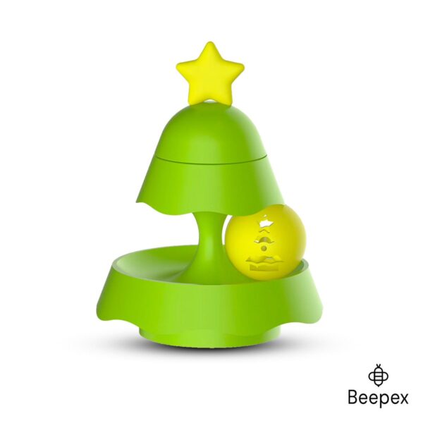 JUGUETE CATNIP ARBOL NAVIDAD DOS CAPAS