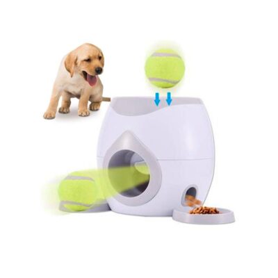 JUGUETE INTERACTIVO P/MASCOTAS CON DISPENSADOR DE ALIMENTO BEEPAW SNACK-E /GRIS