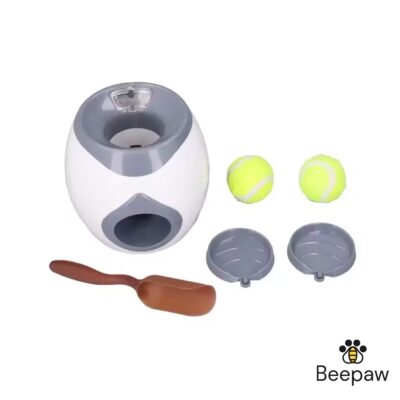JUGUETE INTERACTIVO P/MASCOTAS CON DISPENSADOR DE ALIMENTO BEEPAW SNACK-E /GRIS OSCURO