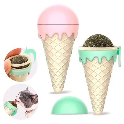 JUGUETE CATNIP HELADO /CELESTE