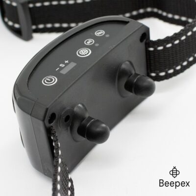 COLLAR ENTRENADOR PARA PERROS ANTI LADRIDO CON BATERIA /NEGRO