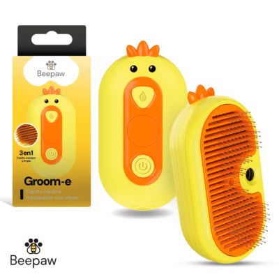 CEPILLO CON VAPOR Y CARDINA BEEPAW GROOM-E