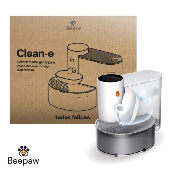 BEBEDERO INTERACTIVO PARA GATOS BEEPAW CLEAN-E