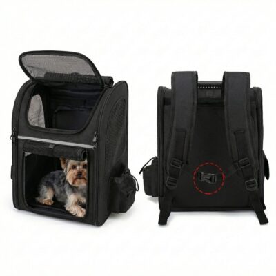 MOCHILA EXPANSIBLE 34X29X43 CM _MOD 3 /NEGRO