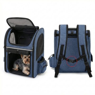 MOCHILA EXPANSIBLE 34X29X43 CM _MOD 3 /AZUL