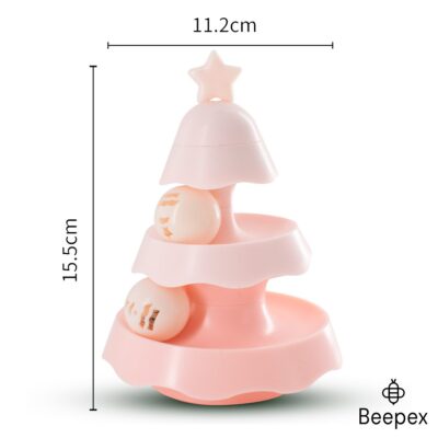 JUGUETE CATNIP ARBOL TRES CAPAS /ROSA