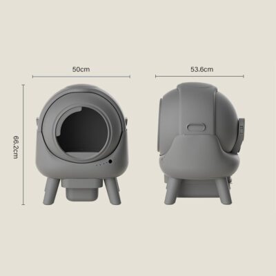 LITERA CON LIMPIEZA AUTOMÁTICA BEEPAW ROCK-E /GRIS
