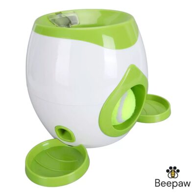 JUGUETE INTERACTIVO P/MASCOTAS CON DISPENSADOR DE ALIMENTO BEEPAW SNACK-E /VERDE