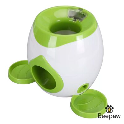 JUGUETE INTERACTIVO P/MASCOTAS CON DISPENSADOR DE ALIMENTO BEEPAW SNACK-E /VERDE