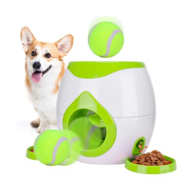 JUGUETE INTERACTIVO P/MASCOTAS CON DISPENSADOR DE ALIMENTO BEEPAW SNACK-E /VERDE