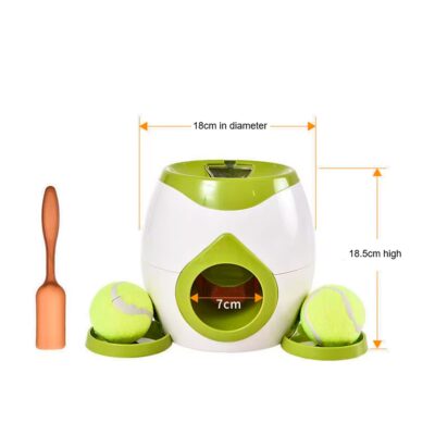 JUGUETE INTERACTIVO P/MASCOTAS CON DISPENSADOR DE ALIMENTO BEEPAW SNACK-E /VERDE
